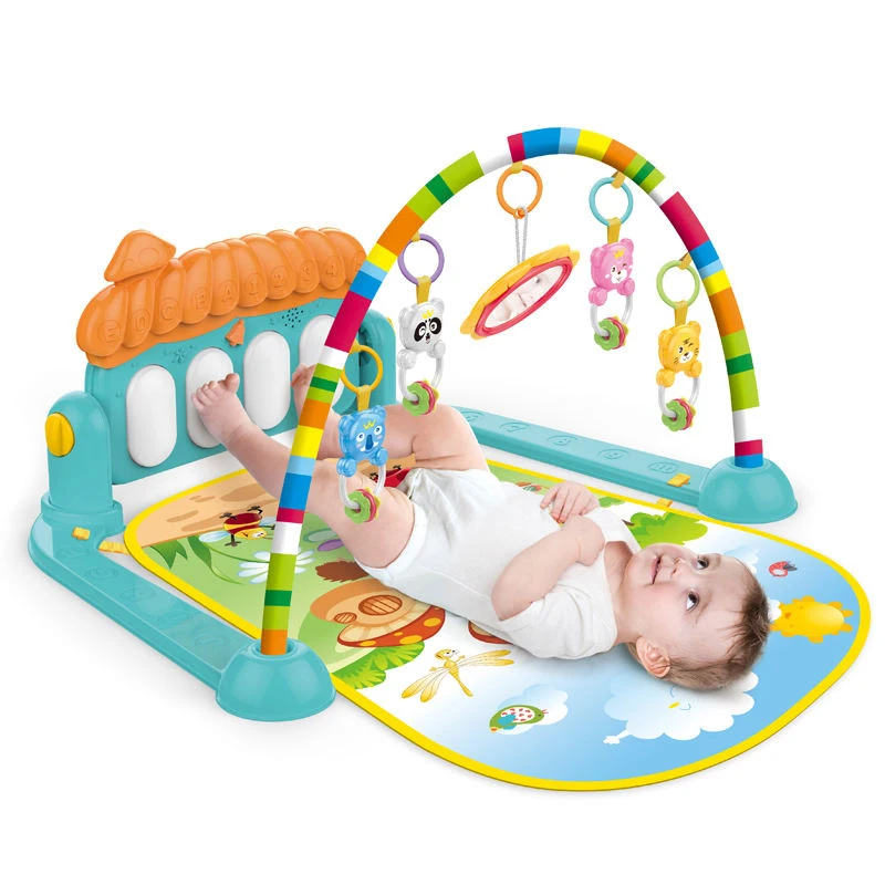 1 Tapis d'Éveil Musical Multifonction pour Bébé avec Arche de Jeux et Piano