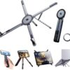 Support Multifonction Pliable 4-en-1 pour Smartphone, Tablette et Ordinateur Portable