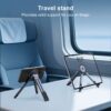 Support Multifonction Pliable 4-en-1 pour Smartphone, Tablette et Ordinateur Portable