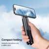Support Multifonction Pliable 4-en-1 pour Smartphone, Tablette et Ordinateur Portable